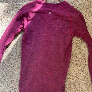 Lululemon dark cherry long sleeve